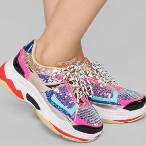 Take It And Run Sneaker - Multi color